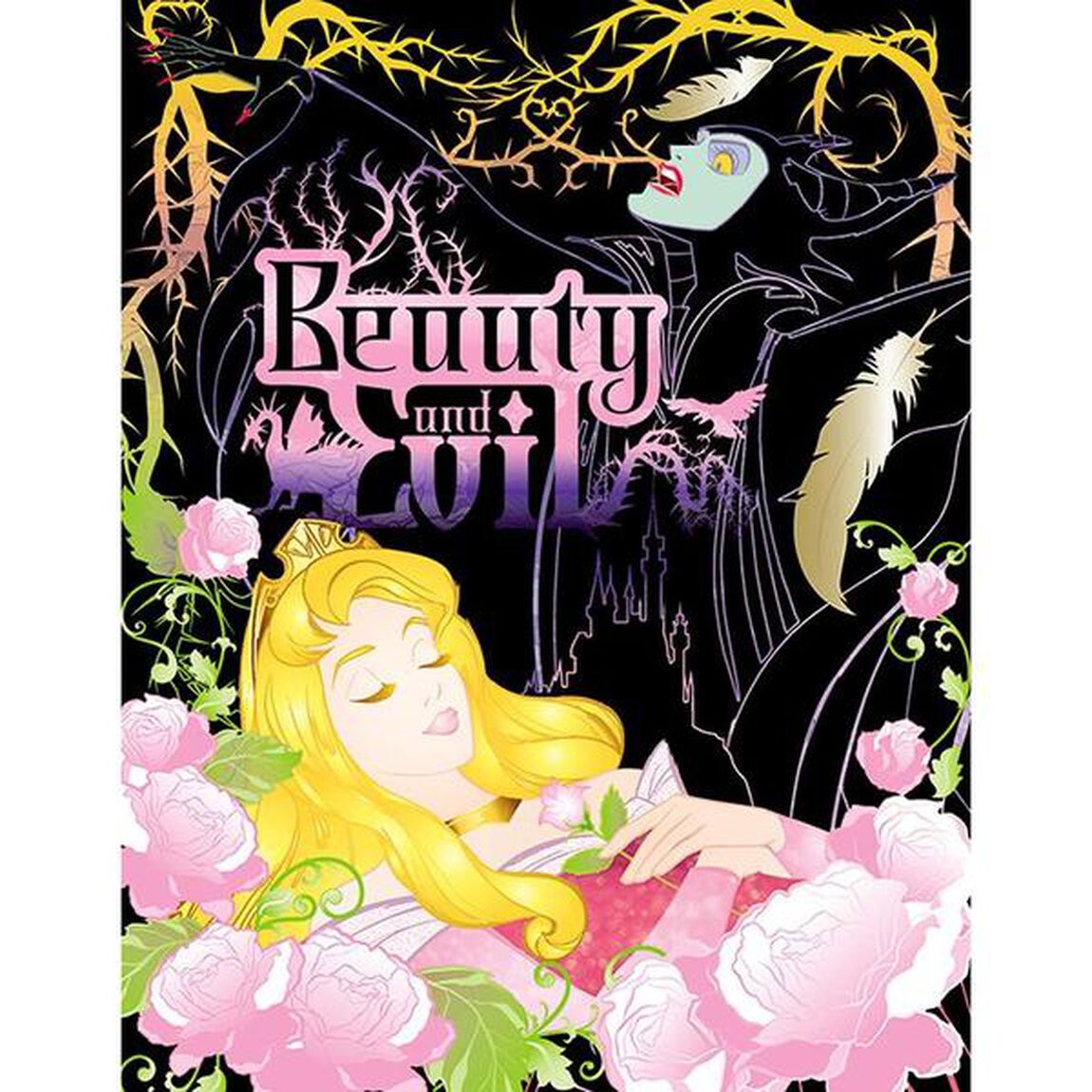 Disney Princess with VILLAINS (大人のためのヒーリングスクラッチアート)