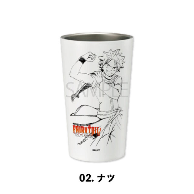 FAIRY TAIL 100年クエスト ステンレスサーモタンブラー 02.ナツ