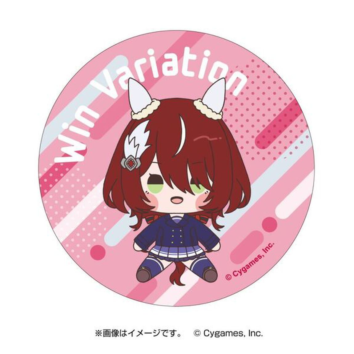 ウマ娘 プリティーダービー　もちどる アートコレクション 缶バッジ3個セット （オルフェーヴル、ジェンティルドンナ、ウインバリアシオン） 【セブンネット限定】