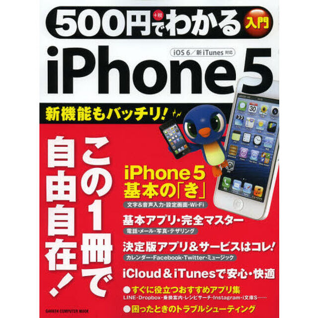 ５００円でわかるｉＰｈｏｎｅ５　やさしい解説、この１冊で自由自在！