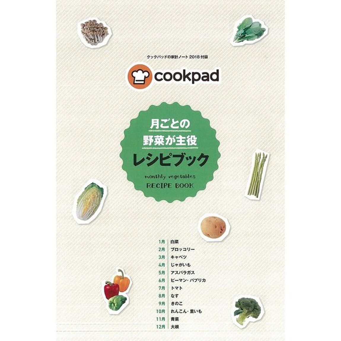 クックパッドの家計ノート　２０１８