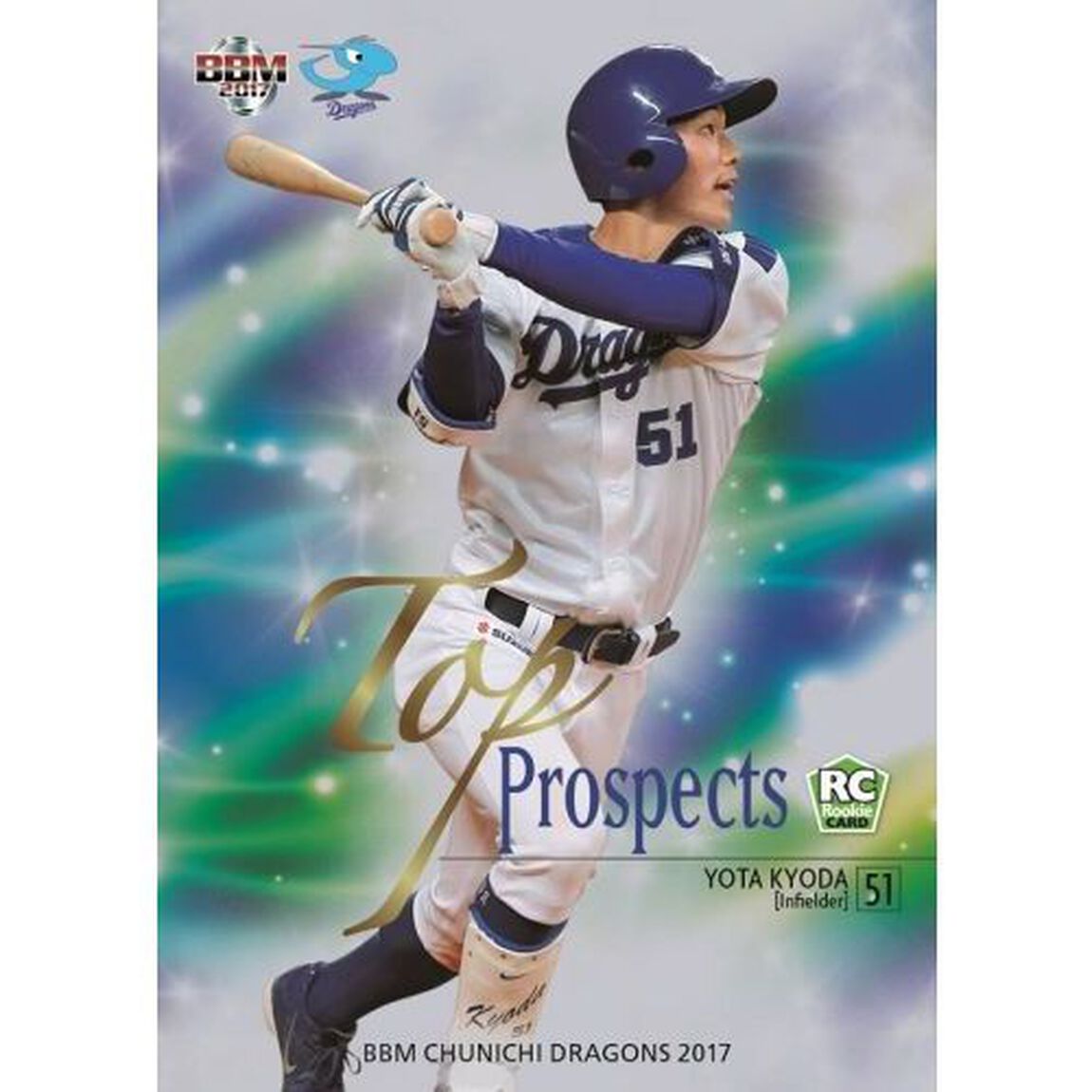 BBM　中日ドラゴンズ　ベースボールカード　2017　BOX