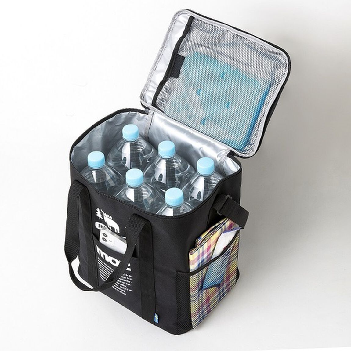 moz OUTDOOR 保冷バッグBOOK Lサイズブラック ver.（セブン－イレブン／セブンネット限定）