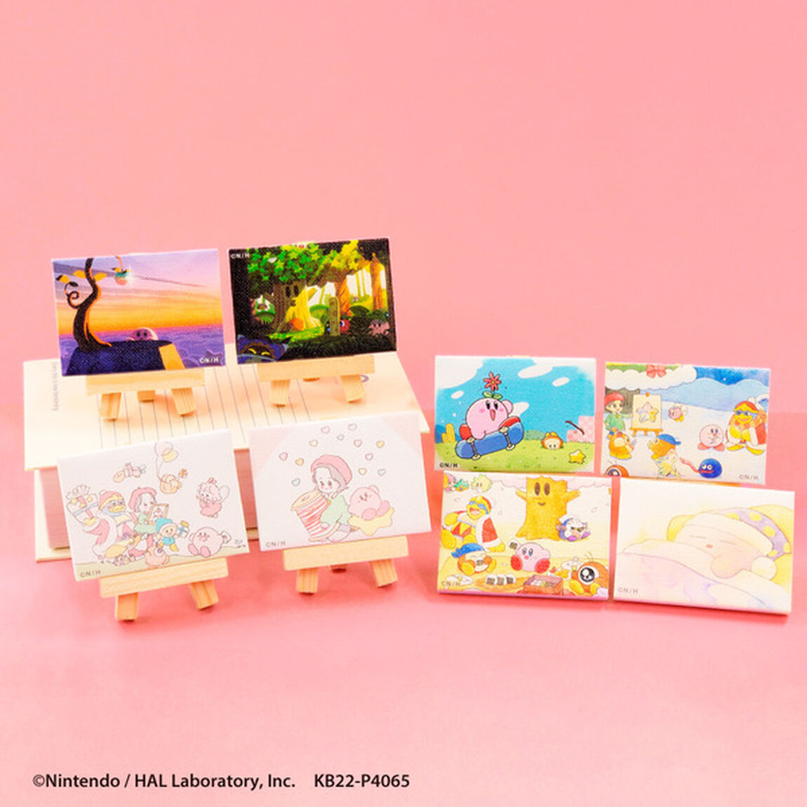 いつでもカービィ　トレーディングミニキャンバス＆イーゼルセット【ＢＯＸ】