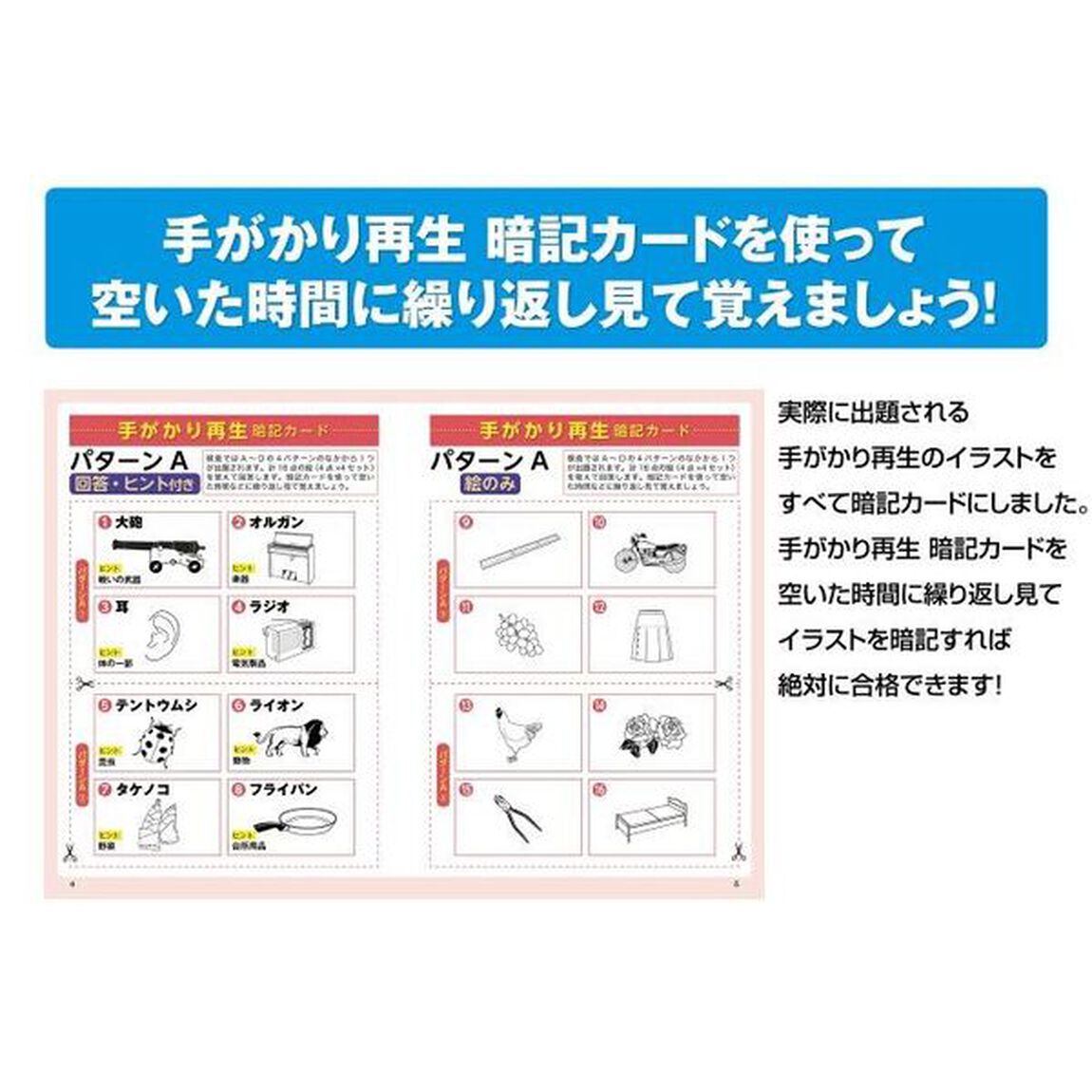 和田式運転免許認知機能検査　スキマ時間に覚えられる暗記カード付き　２０２４年最新版「確実に合格編」