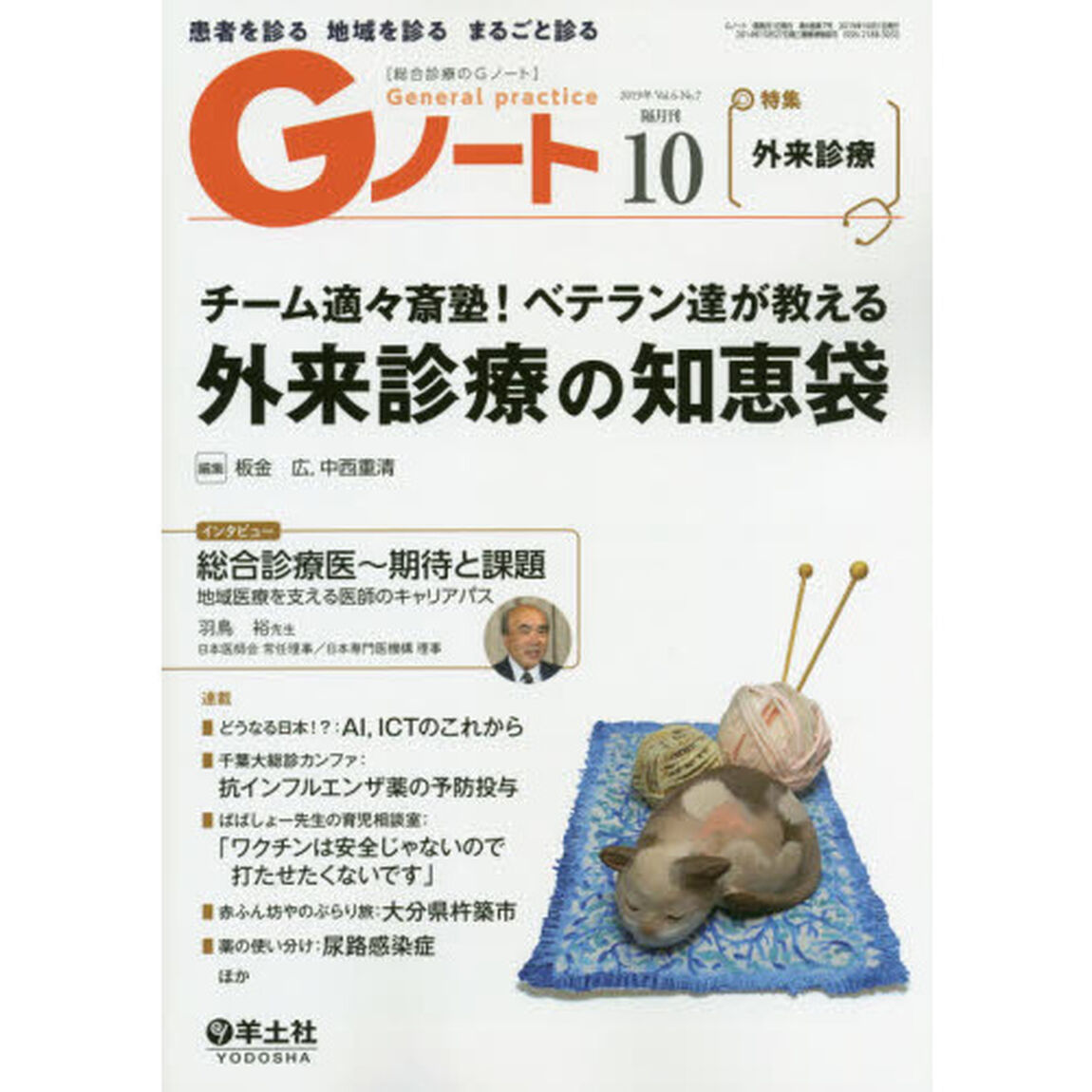 Ｇノート　患者を診る地域を診るまるごと診る　Ｖｏｌ．６Ｎｏ．７（２０１９）「チーム適々斎塾！ベテラン達が教える外来診療の知恵袋」