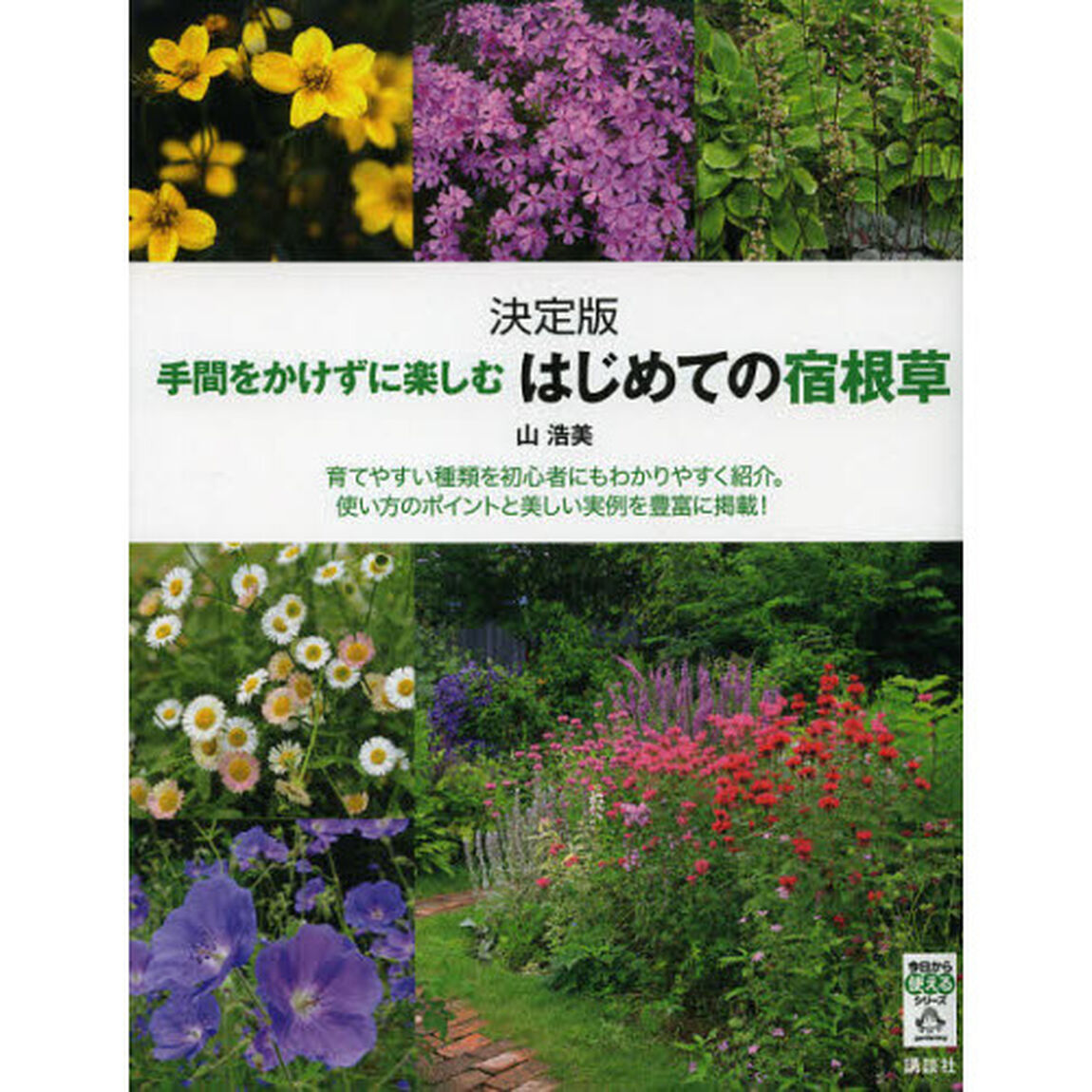 手間をかけずに楽しむはじめての宿根草　決定版　育てやすい種類を初心者にもわかりやすく紹介。使い方のポイントと美しい実例を豊富に掲載！