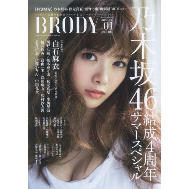 ＢＲＯＤＹ（ブロディー）ｖｏｌ．１　2015年10月号（セブンネット限定特典付き）