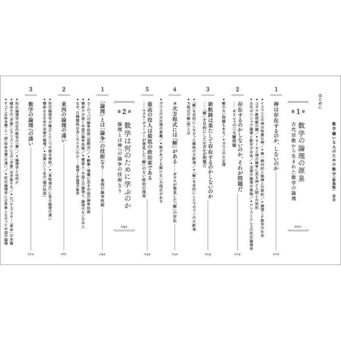 数学嫌いな人のための数学「新装版」