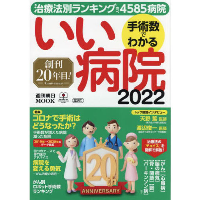 手術数でわかるいい病院　２０２２