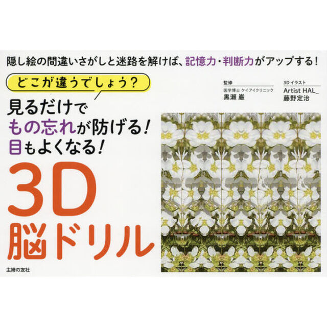 ３Ｄ脳ドリル　どこが違うでしょう？見るだけでもの忘れが防げる！目もよくなる！