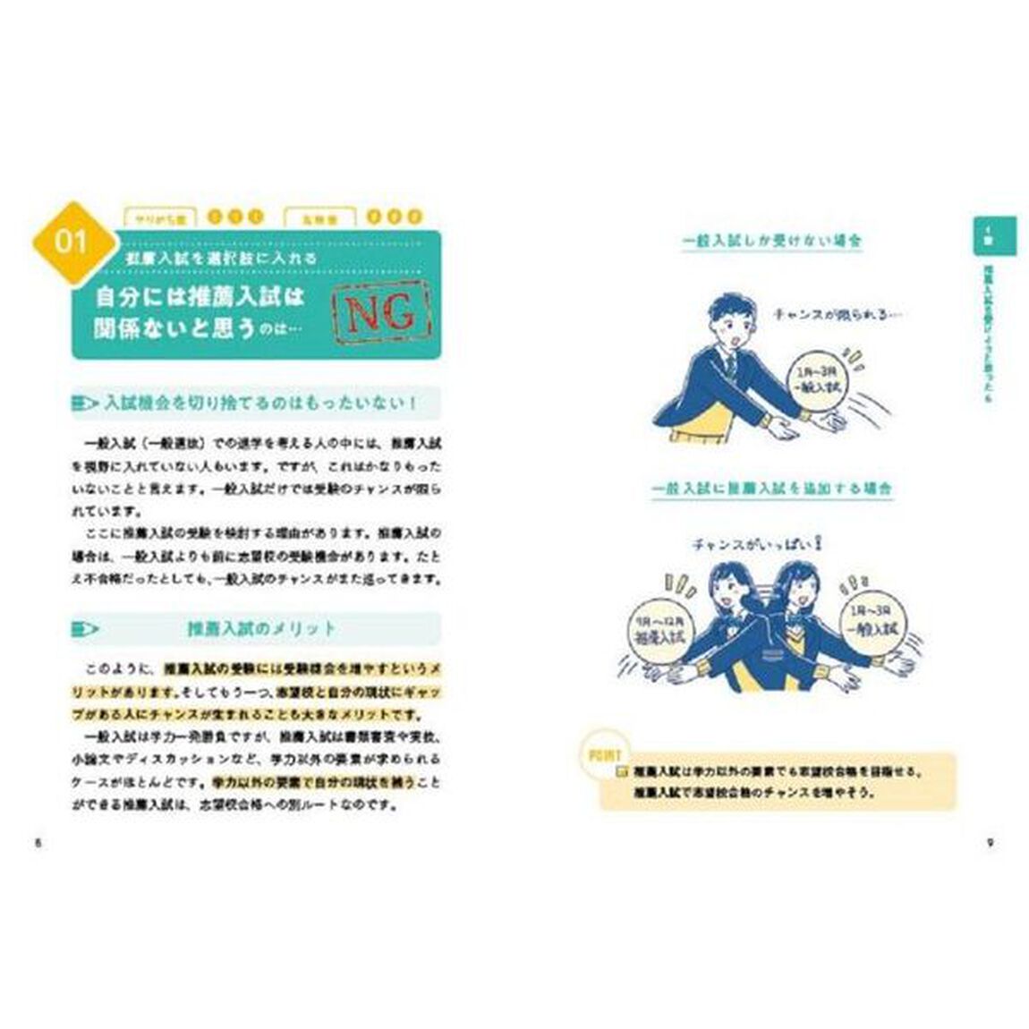 本番で失敗しない！やりがちＮＧをおさえる総合型選抜学校推薦型選抜特急合格ＢＯＯＫ　大学入試