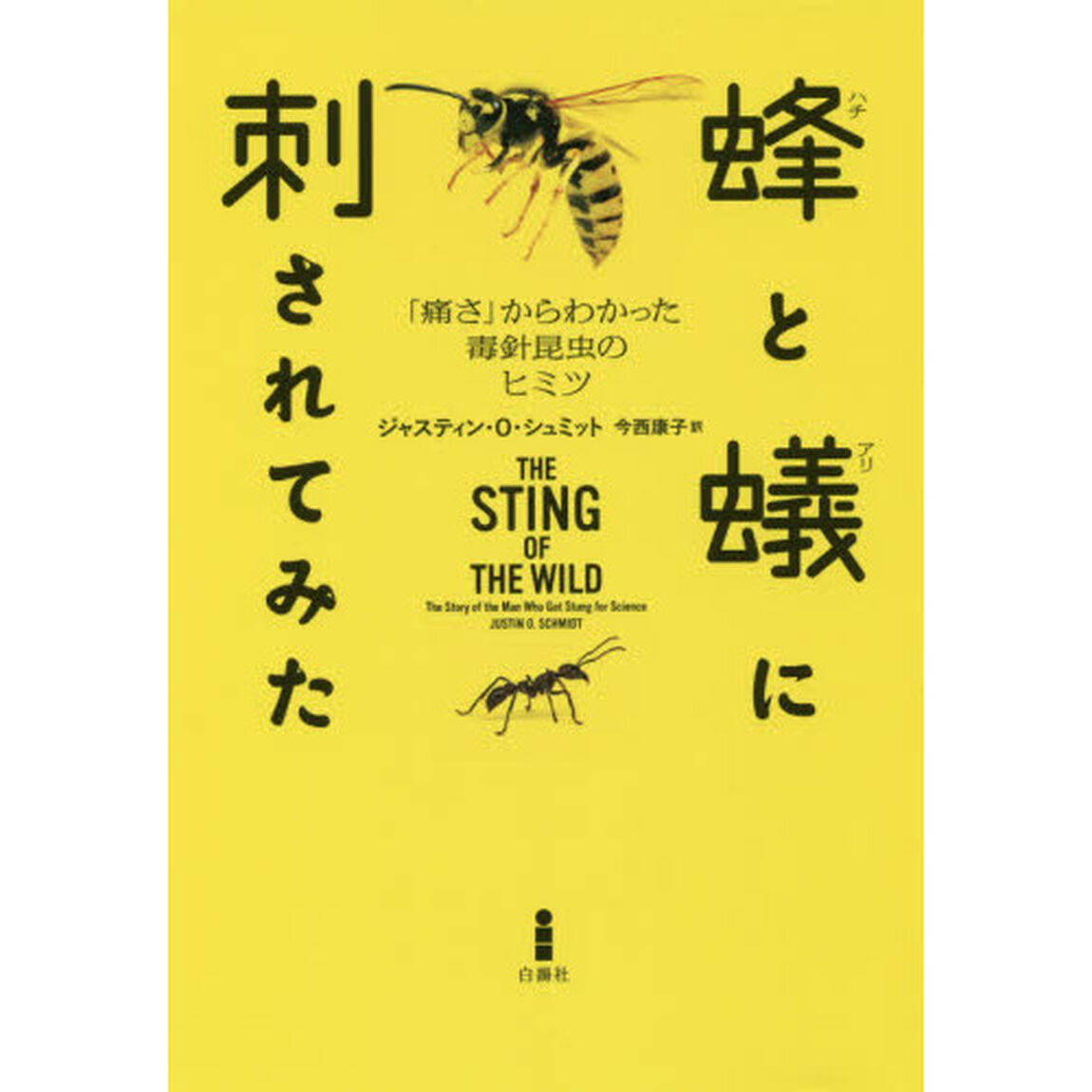蜂と蟻に刺されてみた　「痛さ」からわかった毒針昆虫のヒミツ