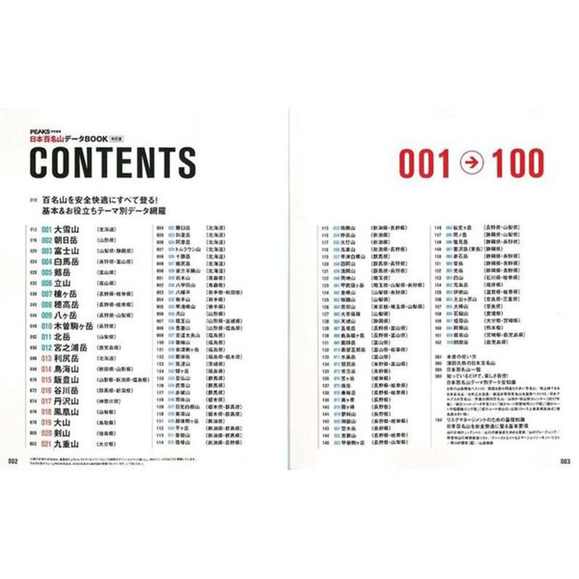 日本百名山データＢＯＯＫ　百名山を安全快適にすべて登る！基本＆お役立ちテーマ別データ網羅「改訂版」