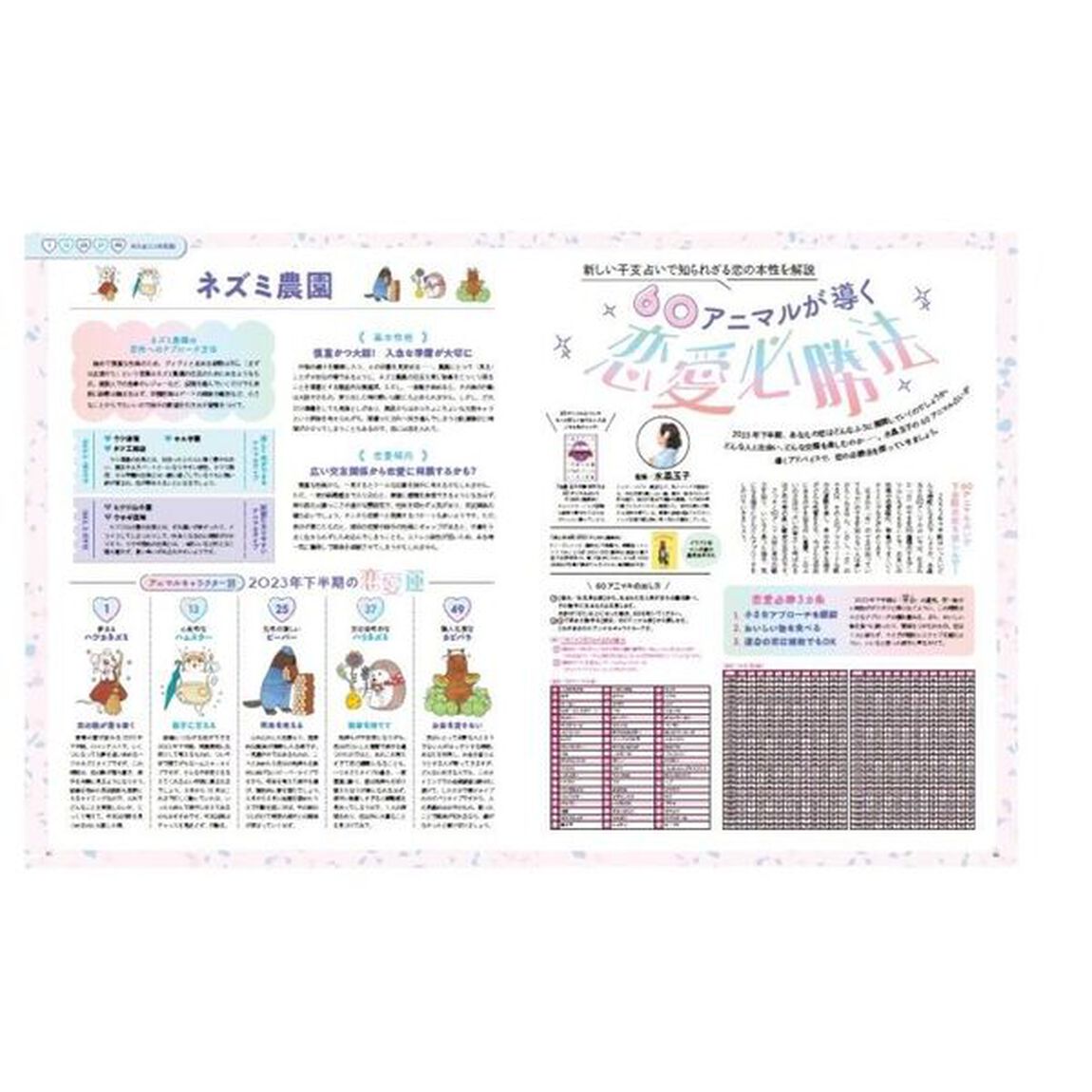 占いＢＯＯＫ　２０２３下半期
