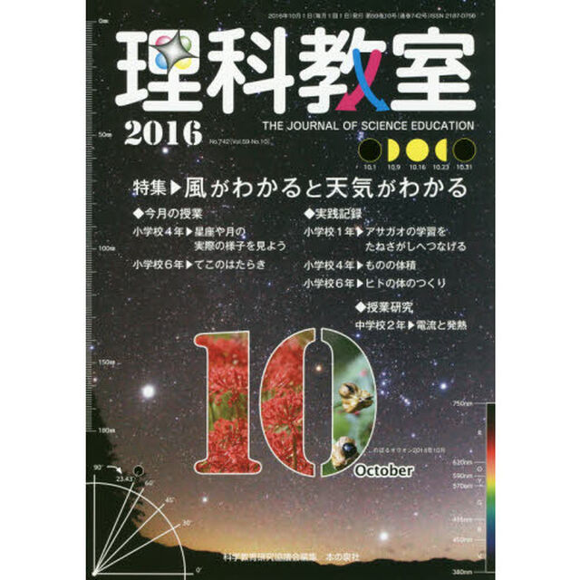 理科教室　Ｎｏ．７４２（２０１６）「特集風がわかると天気がわかる」