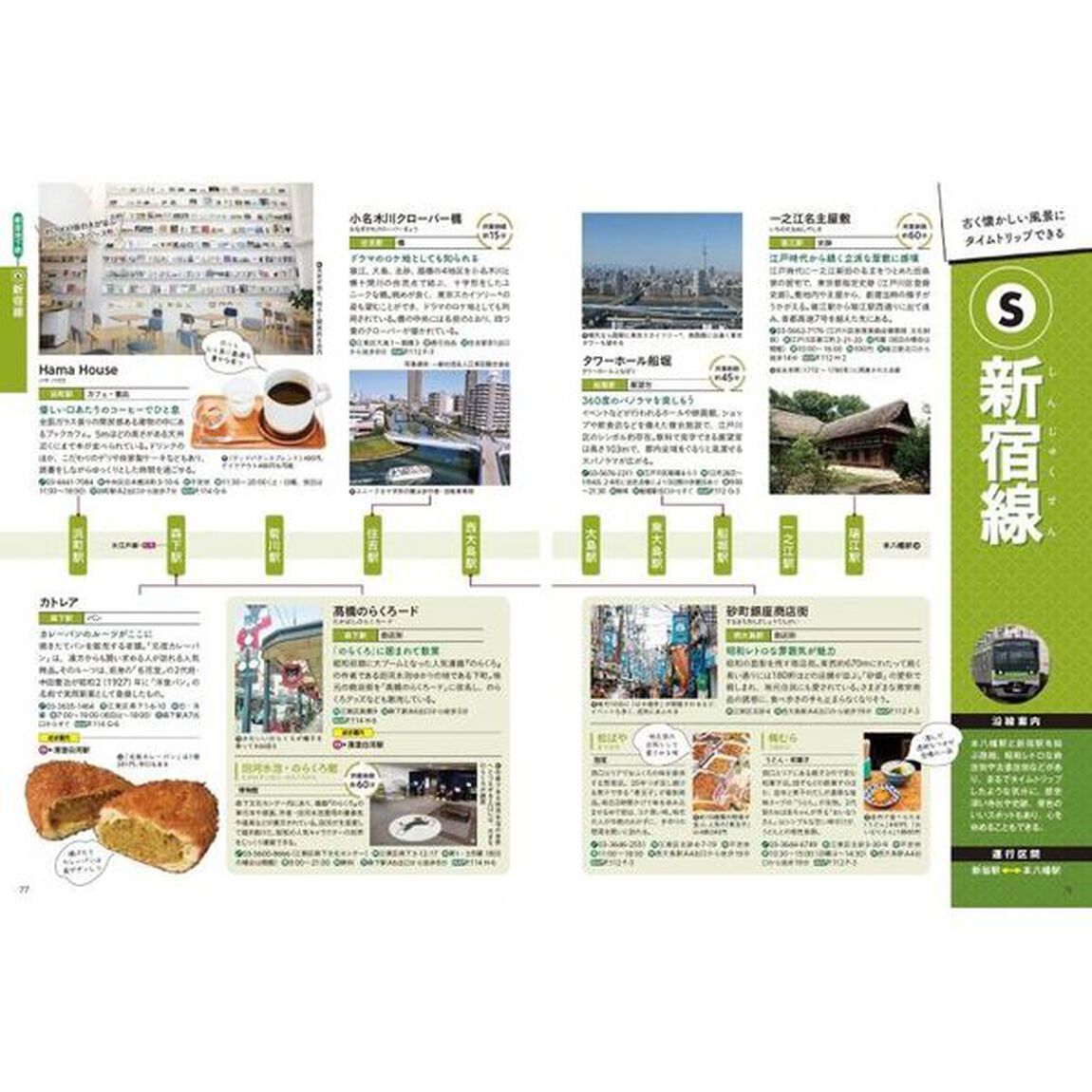 路線別一日乗車券でめぐる東京　見る&times;乗る&times;楽しむ　〔２０２４〕
