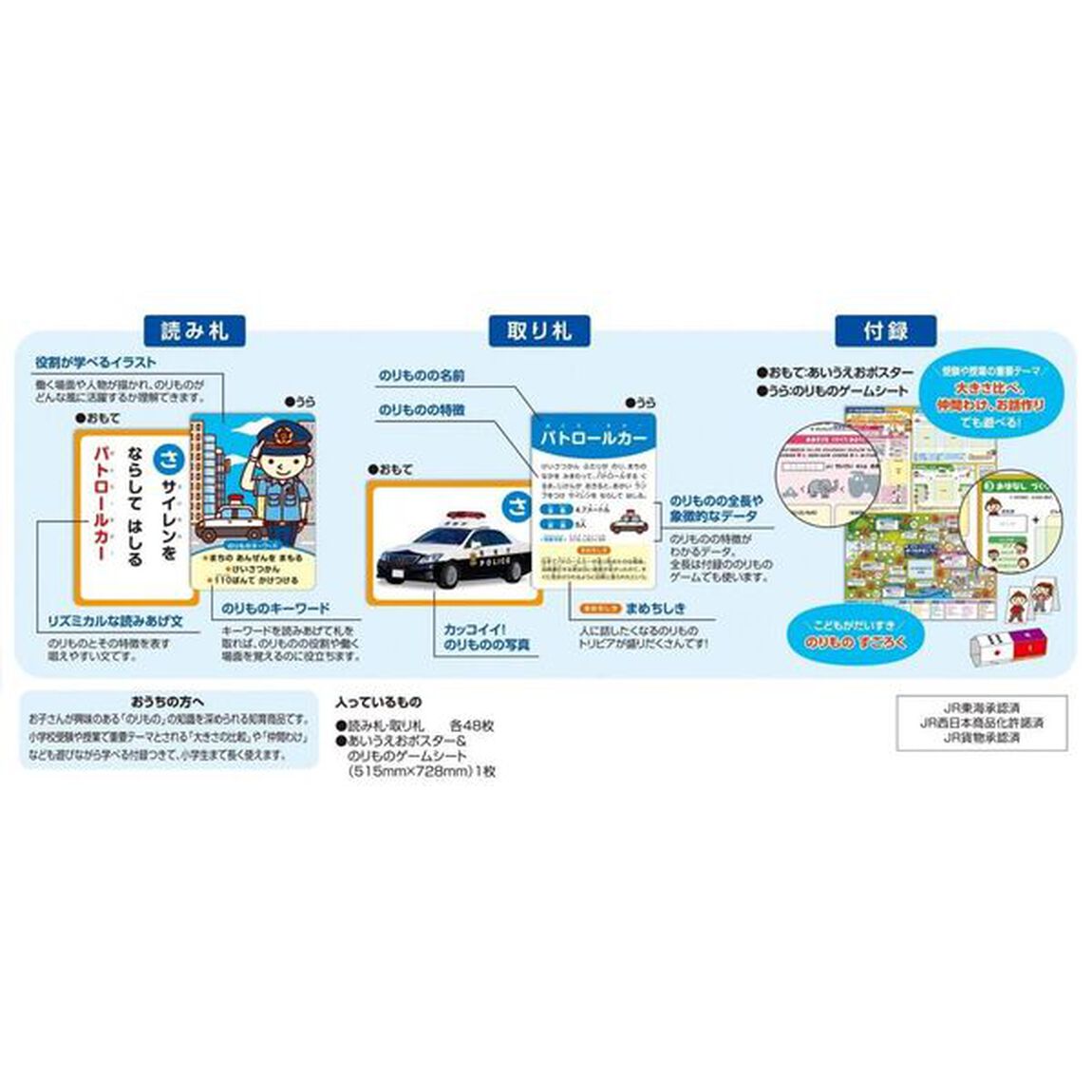 るるぶ　のりもの大集合かるた