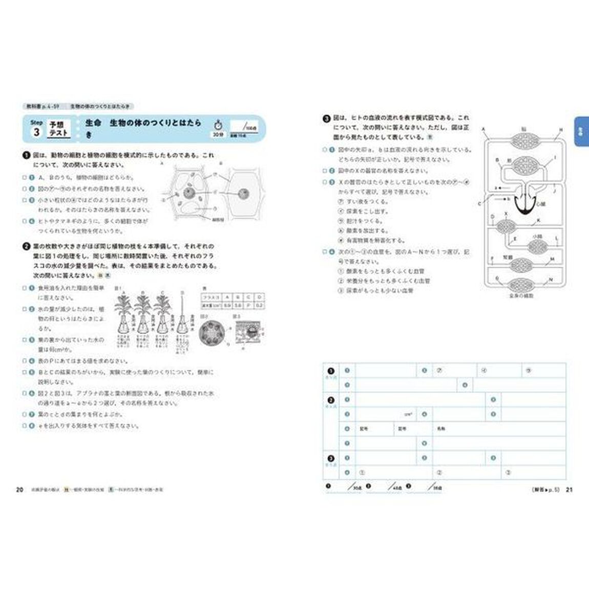 ズバリよくでる　理科　２年　東京書籍版