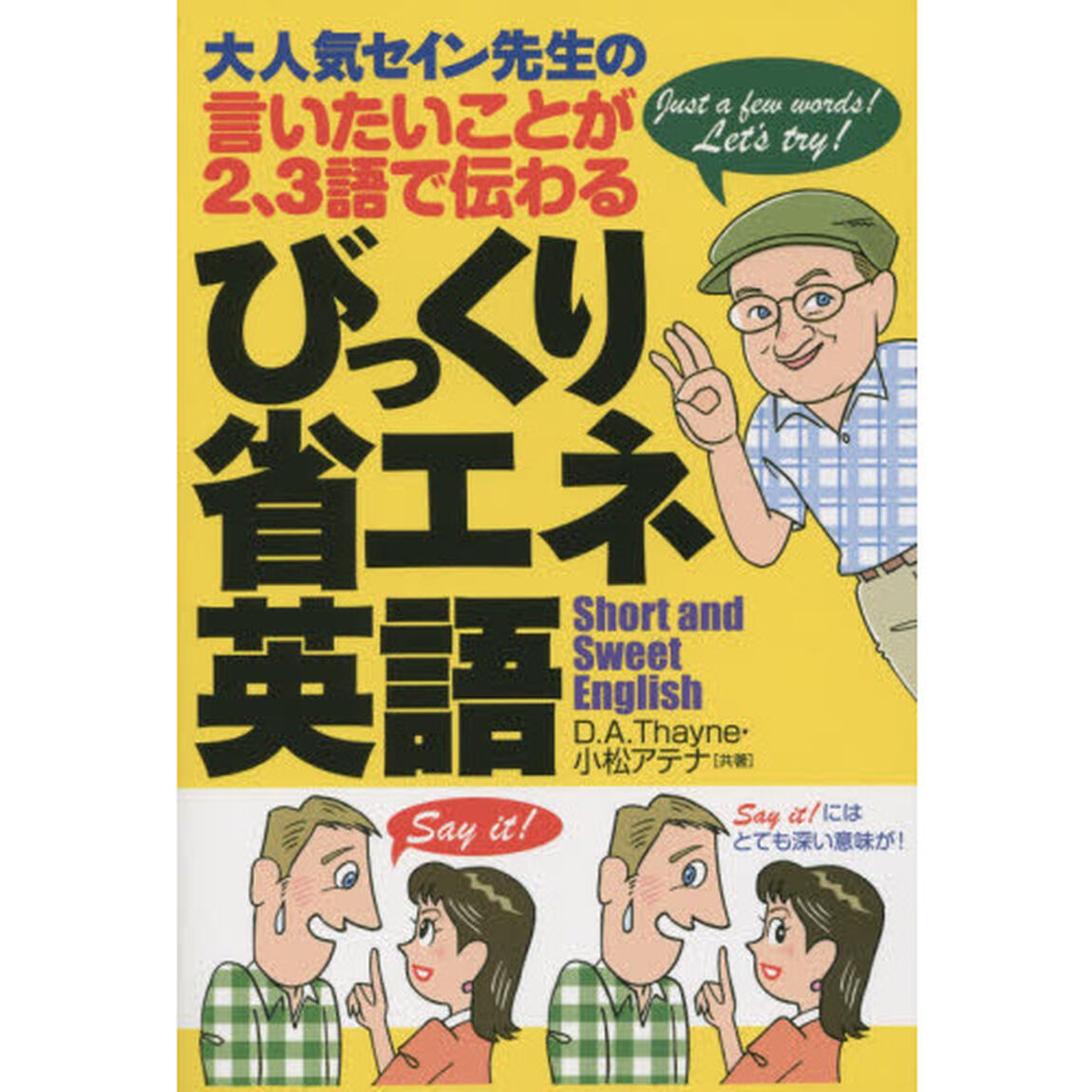 大人気セイン先生の 言いたいことが2、3語で伝わる びっくり省エネ英語