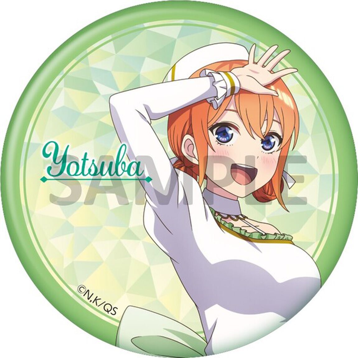TVスペシャルアニメ『五等分の花嫁∽』缶バッジ5個セット/白アイドルver.