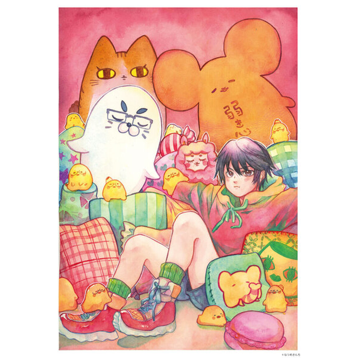 【なつめさんち】原画展「SAVE PAINT」複製原画 さやジオ襲来【再販売】