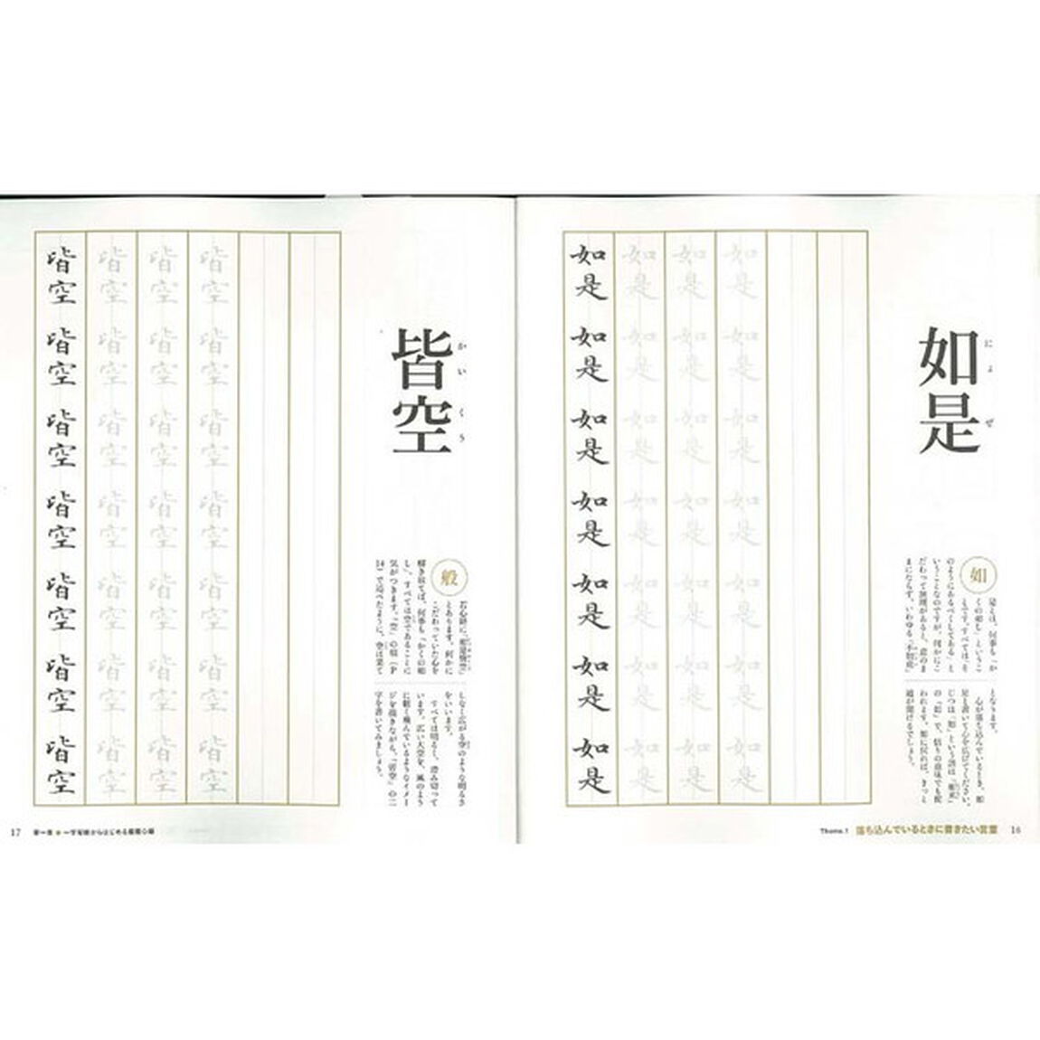 いちばんやさしい写経練習帳　一字写経からはじめて般若心経の全文を書く