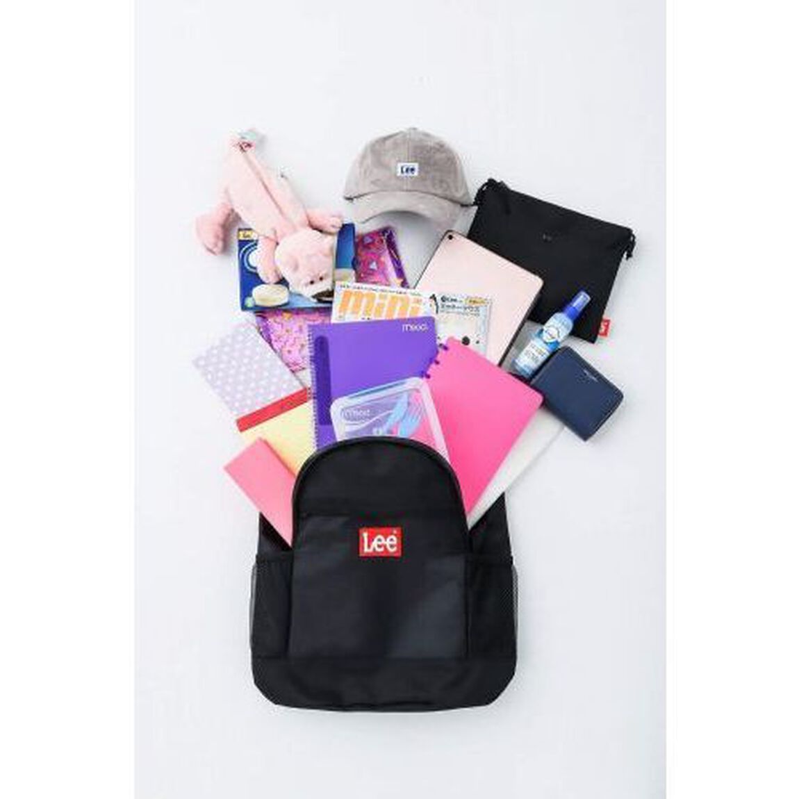 Lee BACKPACK SET BOOK RED version