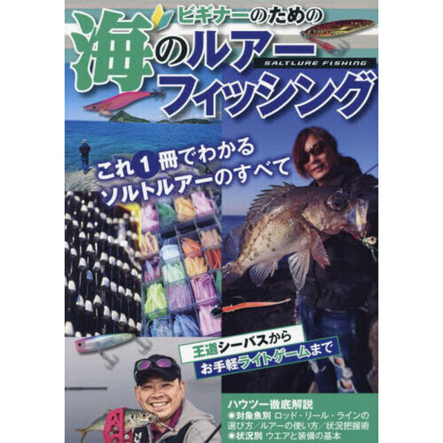 ビギナーのための海のルアーフィッシング　王道シーバスからお手軽ライトゲームまで　これ１冊でわかるソルトルアーのすべて