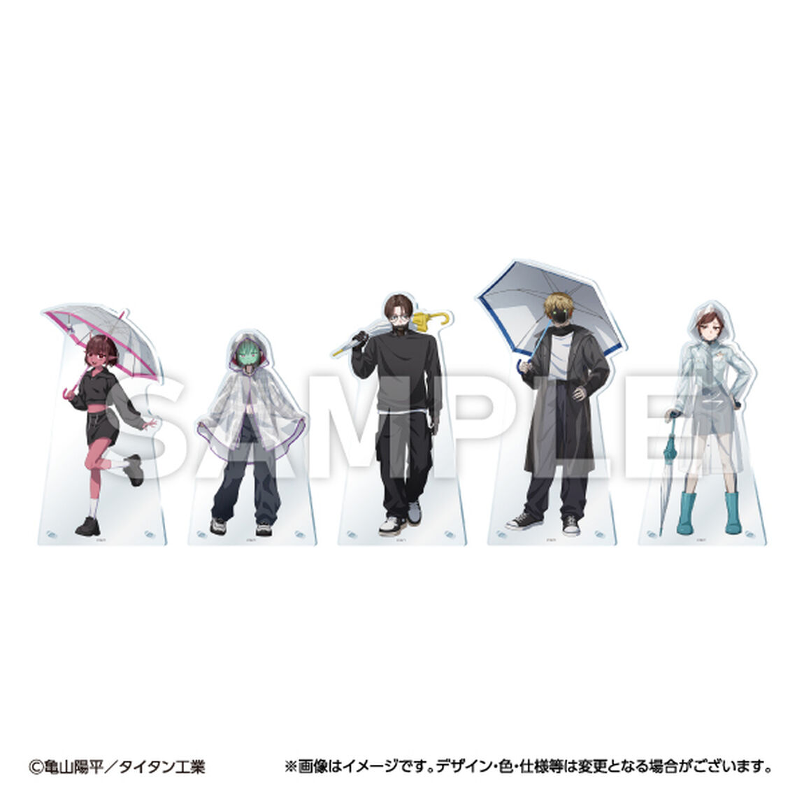 銀河特急 ミルキー☆サブウェイ ビッグアクリルスタンド コンプリートセット（全5種セット）【セブンネット限定】