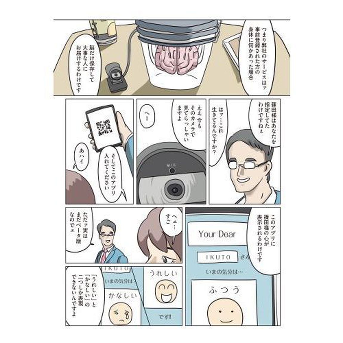 死んだ彼氏の脳味噌の話