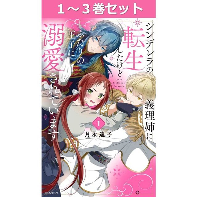 シンデレラの義理姉に転生したけどふたりの王子に溺愛されています　１〜３巻セット