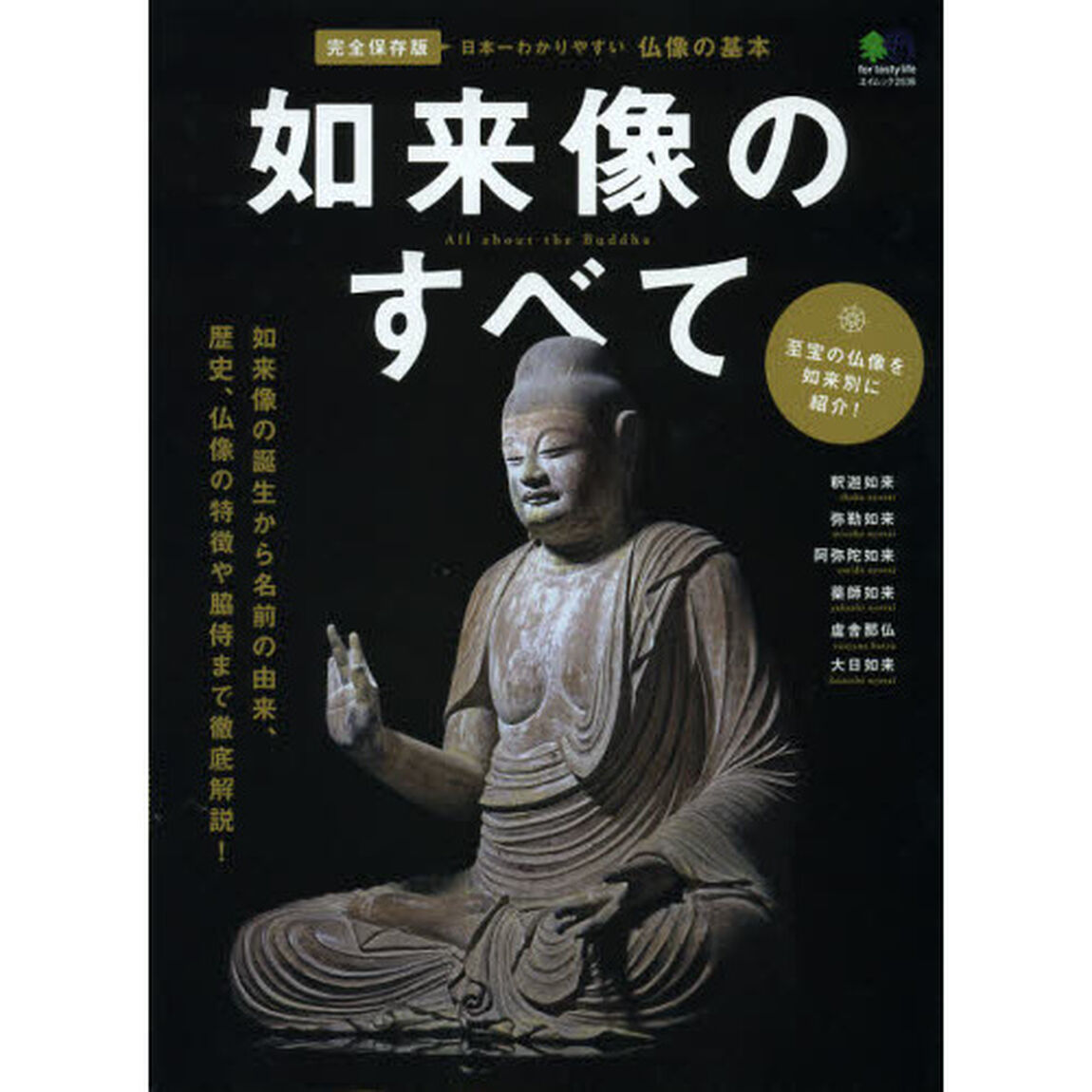 如来像のすべて　仏像の基本　名前の由来から仏像の歴史・特徴まで　完全保存版