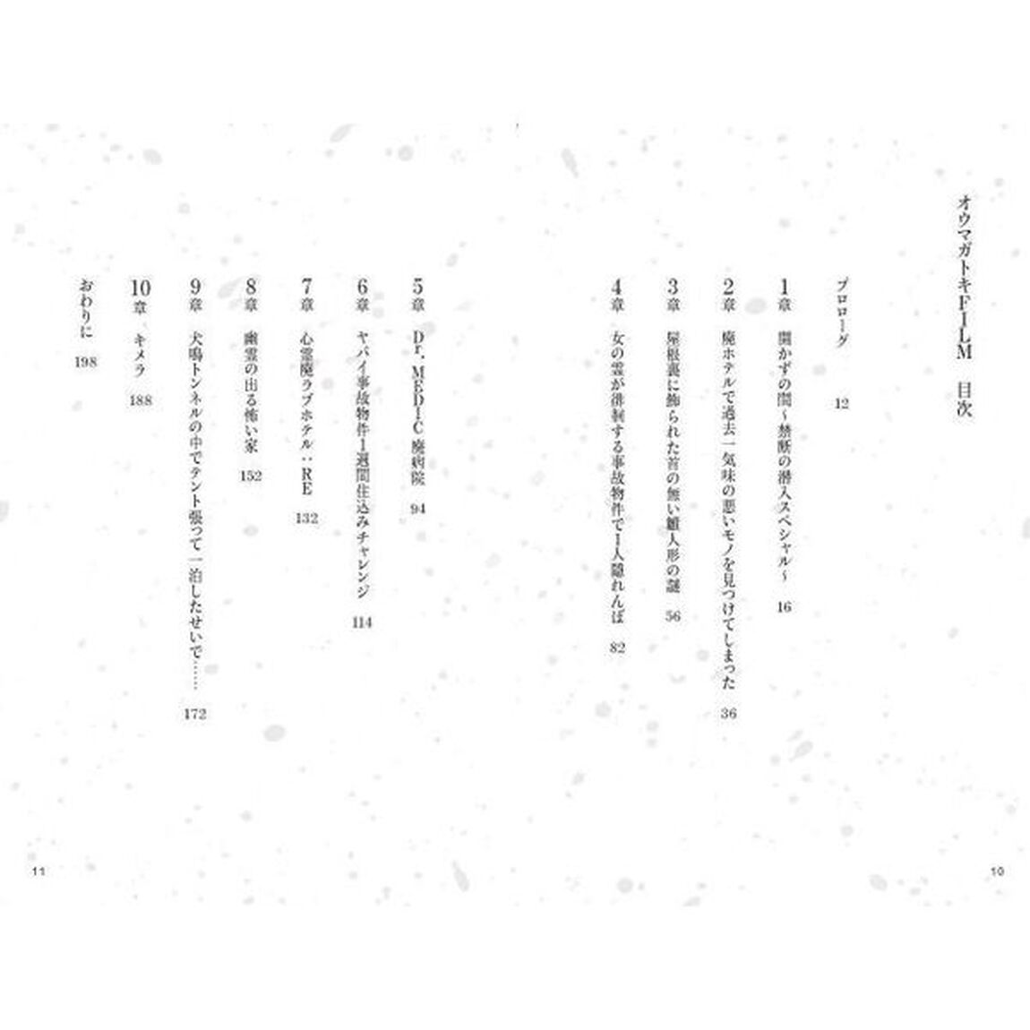 なにかがいる　オウマガトキＦＩＬＭ心霊調査報告書