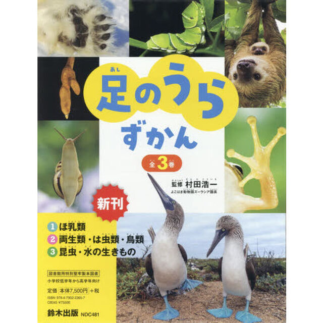 足のうらずかん　３巻セット
