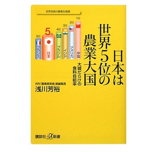日本は世界５位の農業大国　大嘘だらけの食料自給率