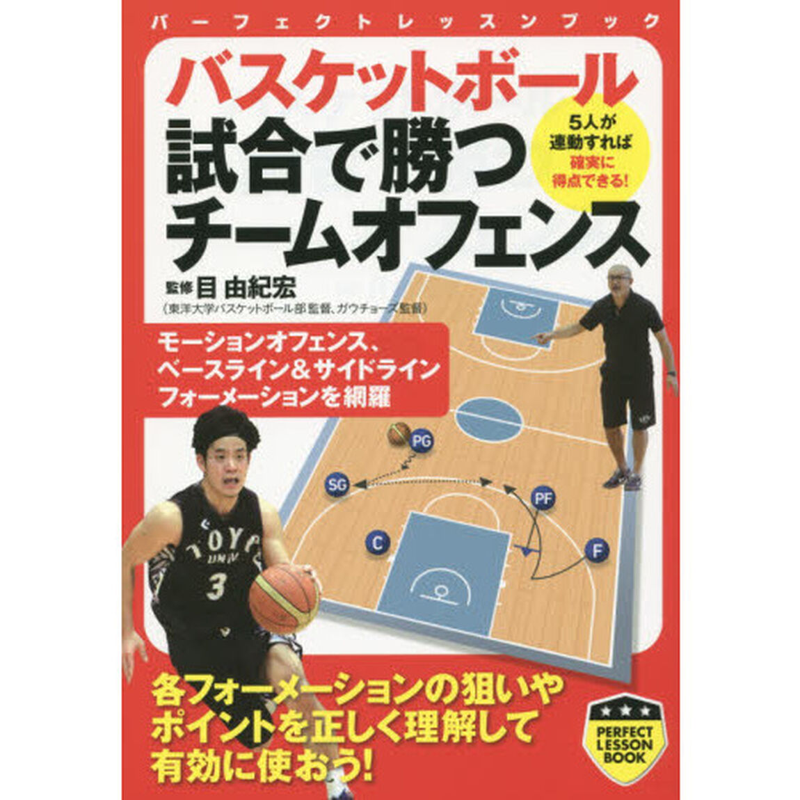 バスケットボール試合で勝つチームオフェンス