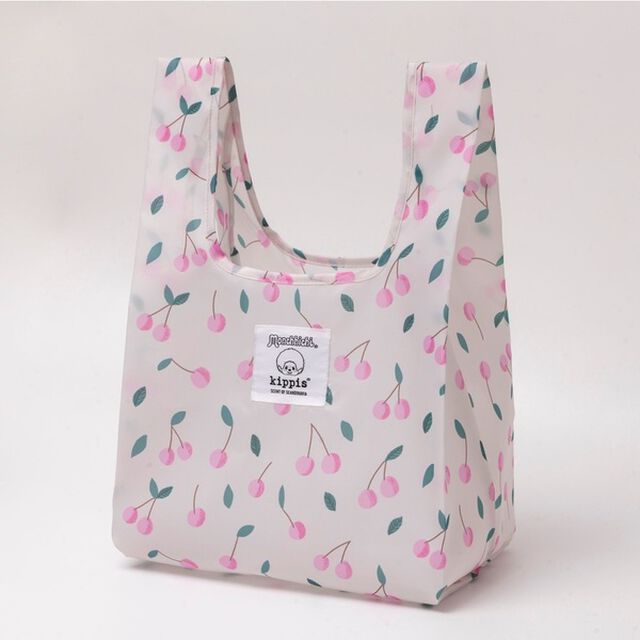 モンチッチ&times;kippis ぬいぐるみチャーム付きエコバッグ OFF-WHITE（セブン‐イレブン／セブンネット限定）