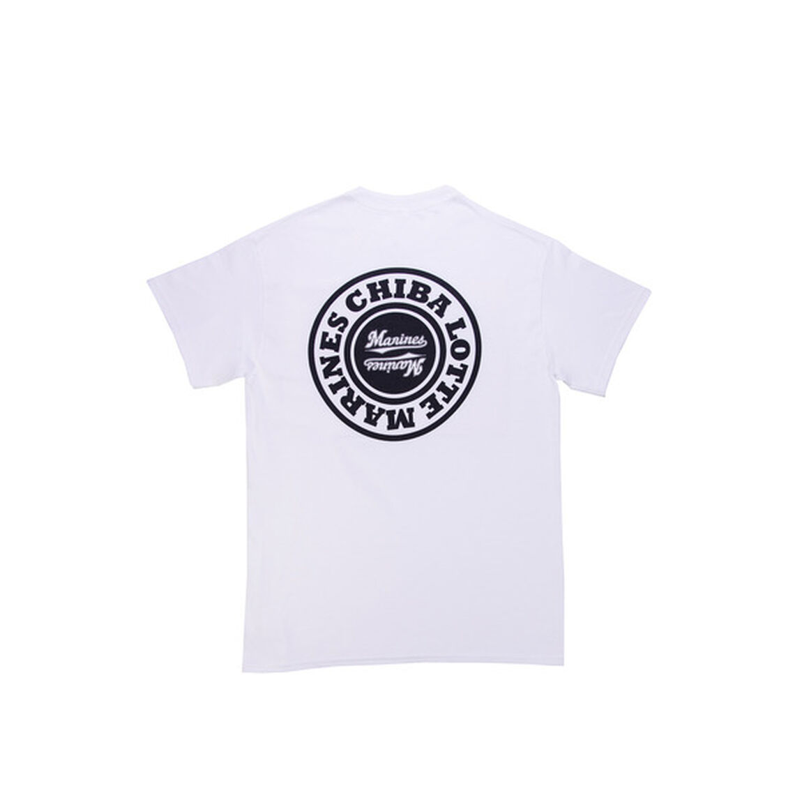 セブンネット限定デザイン　千葉ロッテマリーンズ　公式　カジュアルロゴTシャツ　ホワイト　Ｍサイズ　（70％OFF）