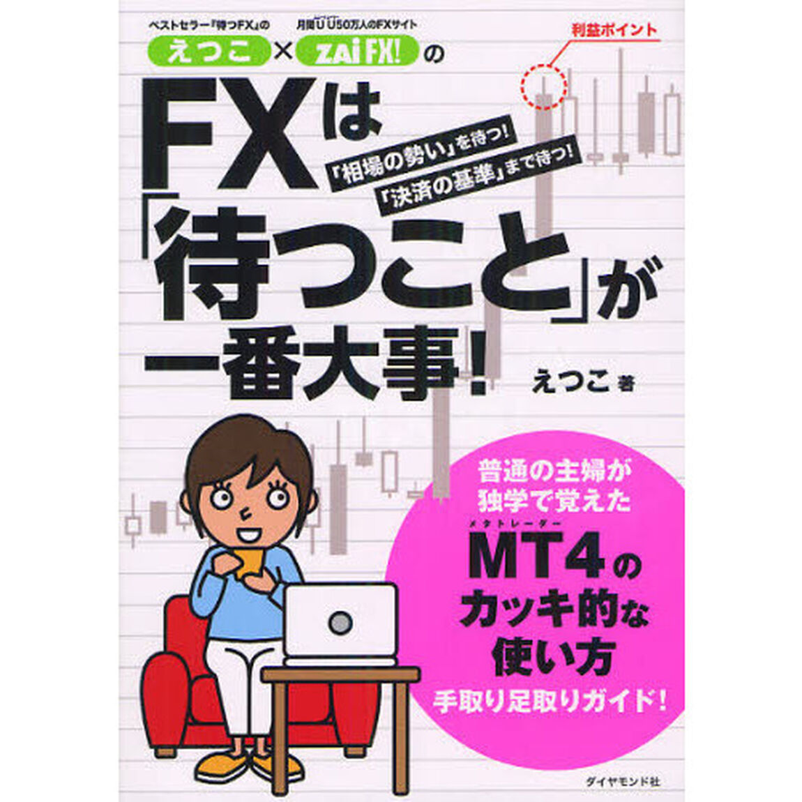 えつこ&times;ザイＦＸ！のＦＸは「待つこと」が一番大事！　「相場の勢い」を待つ！「決済の基準」まで待つ！