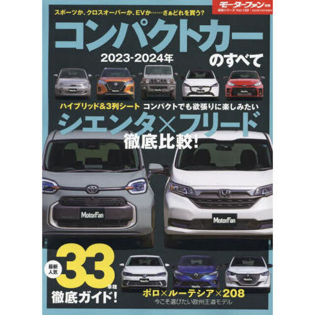 コンパクトカーのすべて　２０２３－２０２４年「ＧＲヤリスからジムニーシエラ、そして５００ｅまで&hellip;&hellip;個性派も勢揃い」