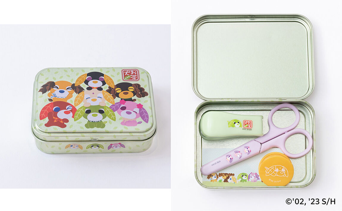 お茶犬 文具缶BOOK