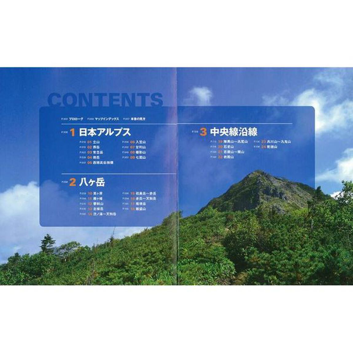 日本アルプス・八ケ岳・中央線沿いの山詳細ルートガイド　首都圏近郊から行ける日帰り〜２泊３日の人気コースを２４本に厳選