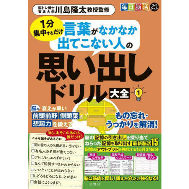 言葉がなかなか出てこない人の思い出し　１