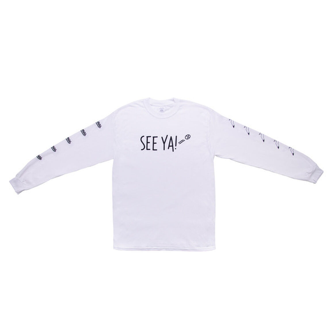 セブンネット限定デザイン　千葉ロッテマリーンズ　公式　「SEE YA！」ロゴ　ロングＴシャツ　ホワイト　ＸＬサイズ　（70％OFF）