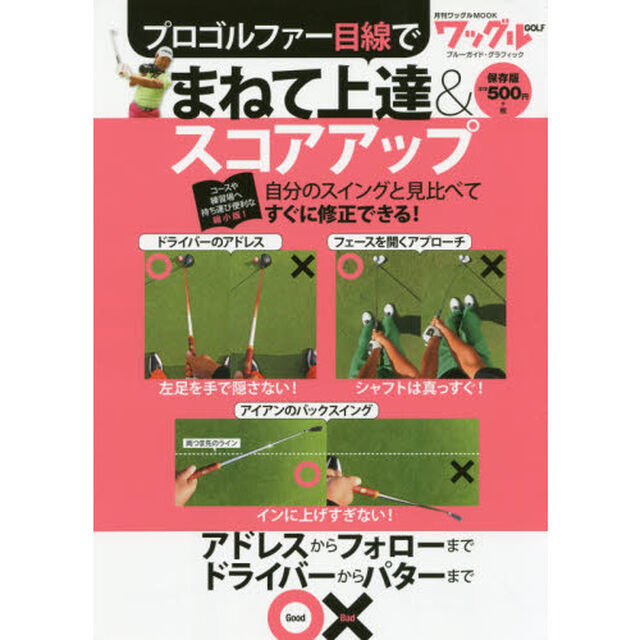 プロゴルファー目線でまねて上達＆スコアアップ　スイングがきれいになる！結果がすぐ出る！