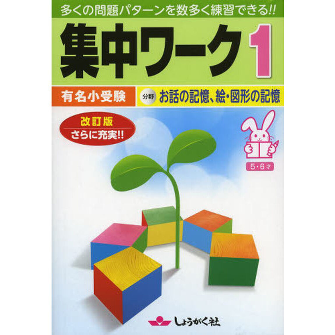有名小受験集中ワーク　５・６才　１「改訂版」「お話の記憶、絵・図形の記憶」