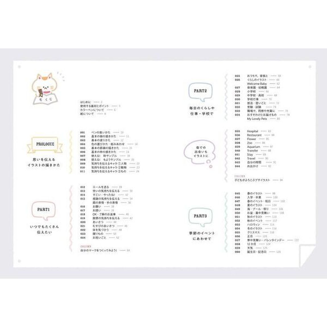 伝わるゆるふわイラストが描ける本　ペンとマーカーで簡単