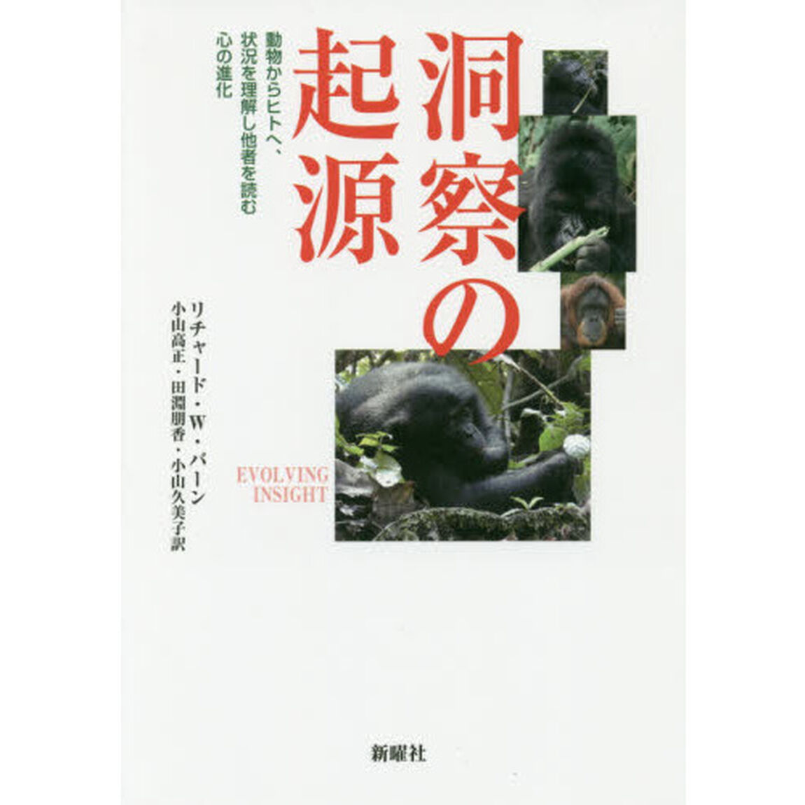 洞察の起源　動物からヒトへ、状況を理解し他者を読む心の進化