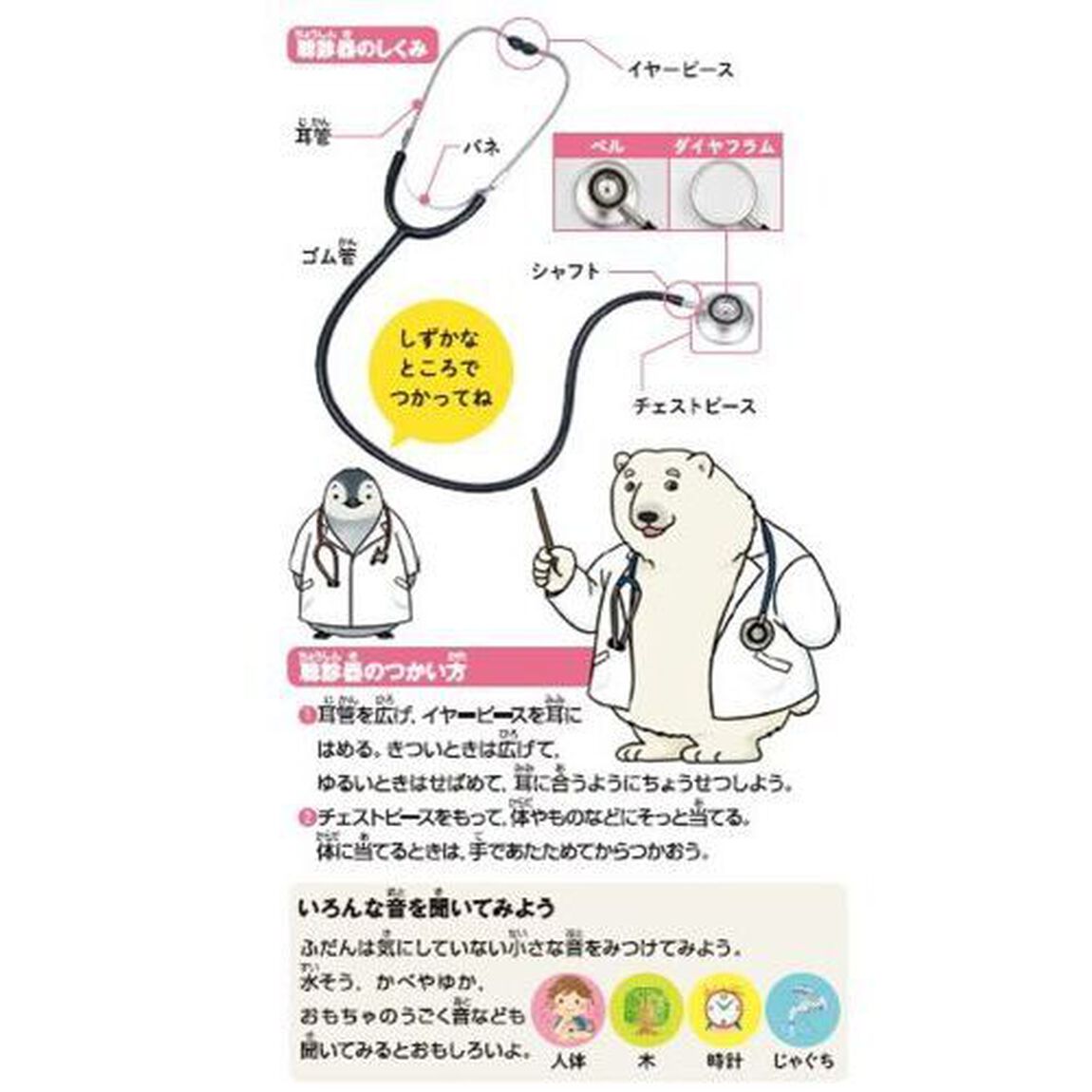 ダブルタイプ聴診器